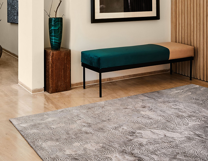 what colour rug goes with dark grey carpet